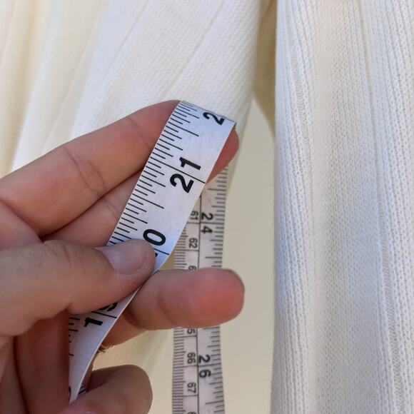 Vintage Nike White Blue V-Neck Sweater Preppy Tennis Knit Pullover 1980s Men’s - Picture 9 of 9